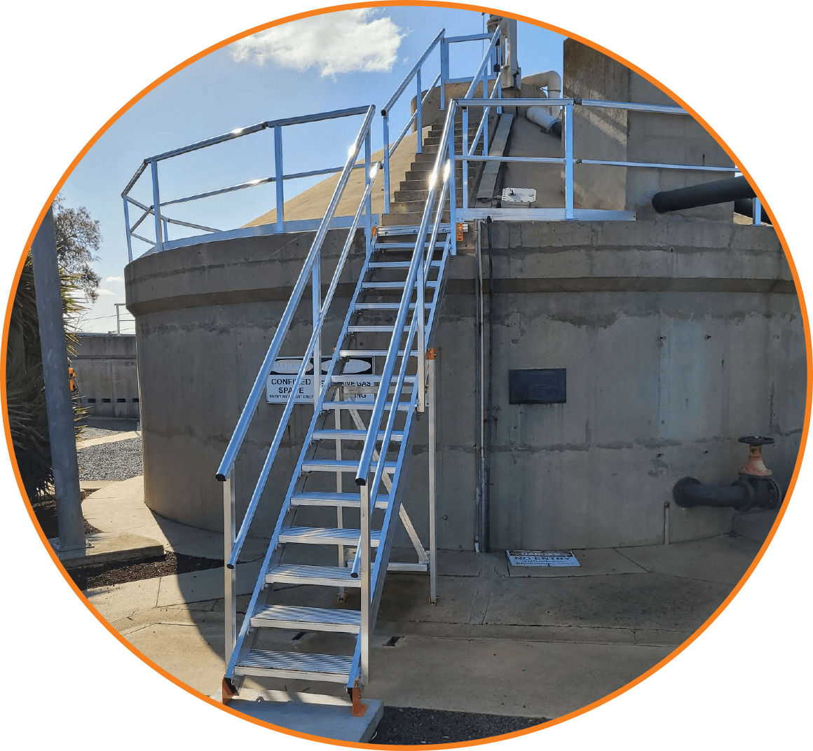 Height Safety Roof Access Ladder Systems | Anchor Safe